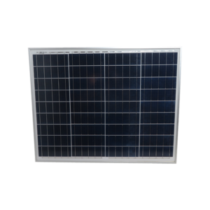 50W Polycrystalline Glass Solar Panel with PV Connectors